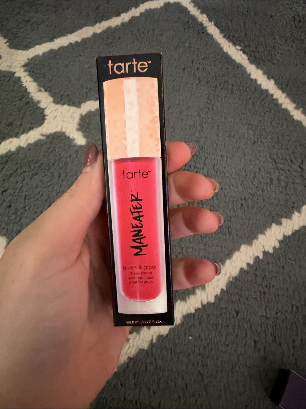 tarte Maneater Blush & Glow Liquid Cheek Plump Tint — Strawberry - NWT
